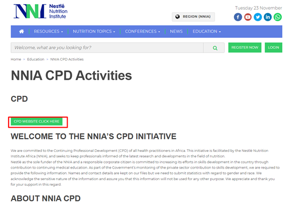 CPD WEBSITE