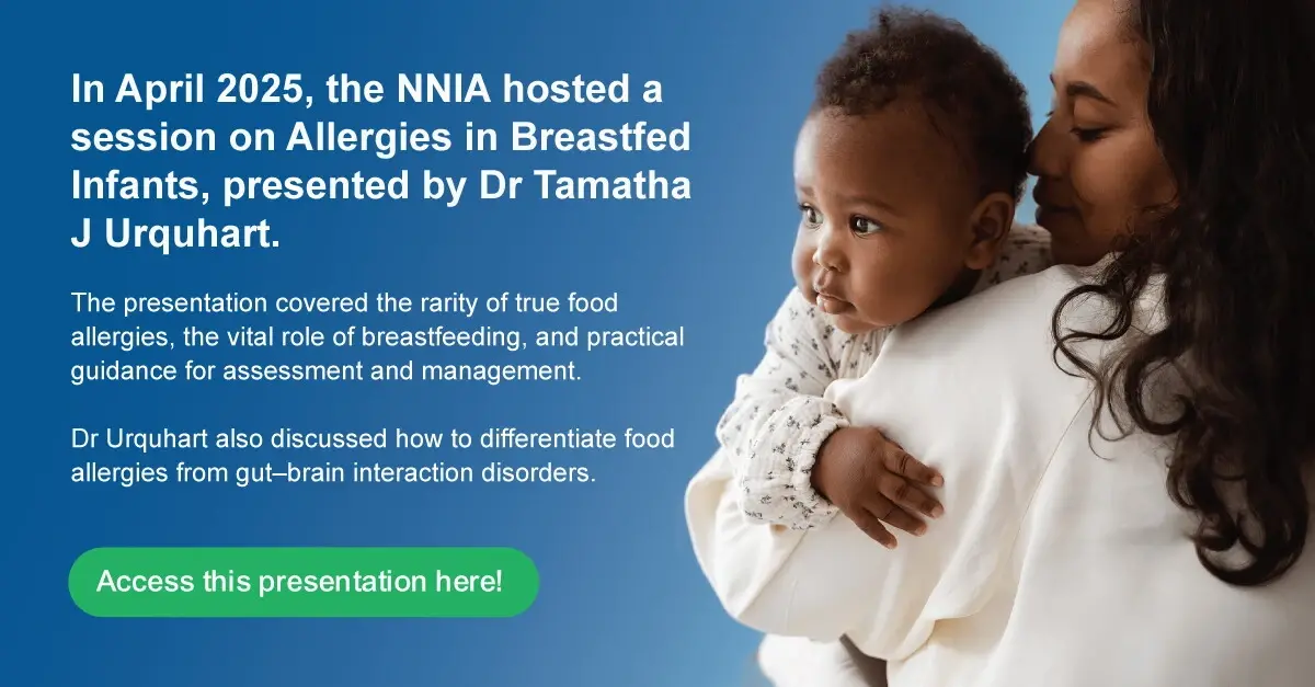 Allergies in breastfed babies