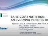 SARS-CoV-2 Nutrition