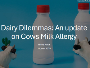 Understanding the complexities of cow’s milk allergy