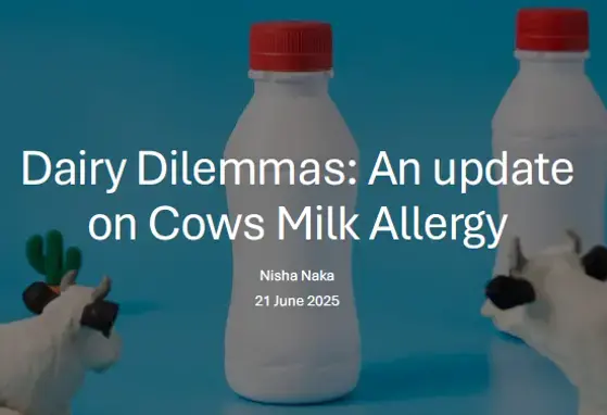Understanding the complexities of cow’s milk allergy Understanding the complexities of cow’s milk allergy