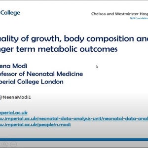 Quality Of Growth, Body Composition And Longer Term Metabolic Outcomes