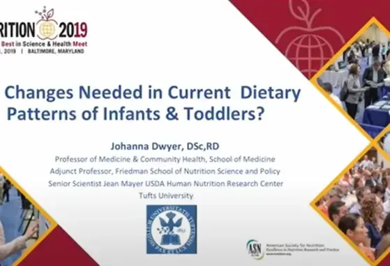  Today's dietary patterns of infants and toddlers: What needs to change?