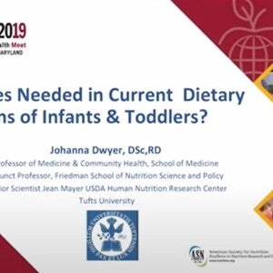  Today's dietary patterns of infants and toddlers: What needs to change?