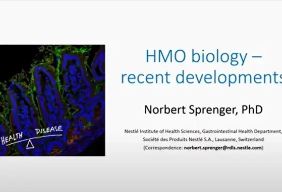 HMO biology – recent developments