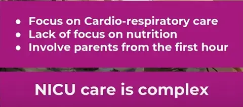 NICU is complex NICU is complex