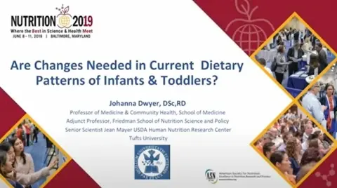 Today's dietary patterns of infants and toddlers: What needs to change? Today's dietary patterns of infants and toddlers: What needs to change?
