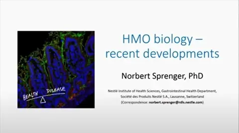 HMO biology – recent developments HMO biology – recent developments